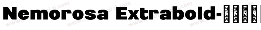 Nemorosa Extrabold字体转换